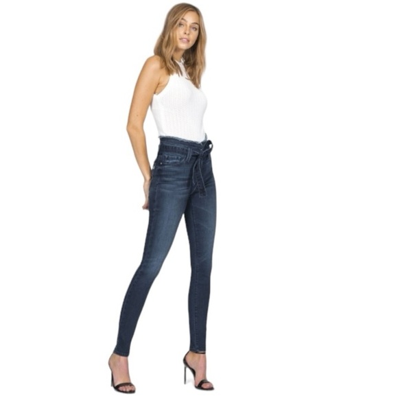 Mother Wish On A Star The Triple Stack Looker Designer High Rise Denim Jeans 27 - Picture 1 of 15